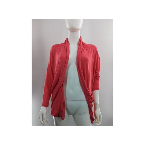 Rags & Couture Pink Open Front Long Cardigan Sweater - Picture 2 of 11